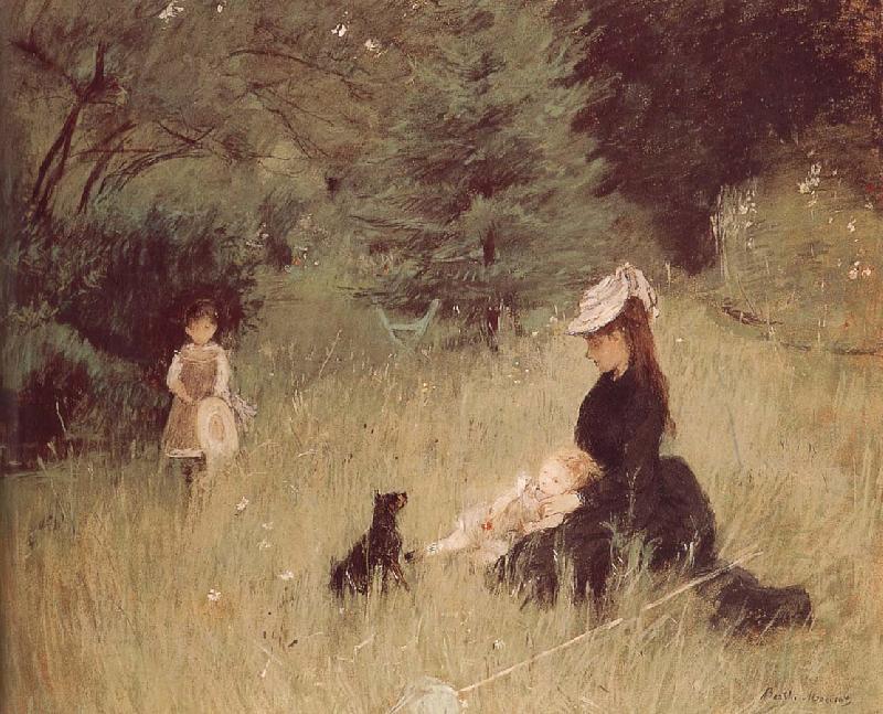 Berthe Morisot Meadow oil painting image